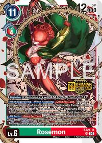 Rosemon (Welcome Tamers Pack Vol.2) | Starter Deck 24: Data Squad Release Event Cards | Super Rare | Foil | #ST24-11 SR