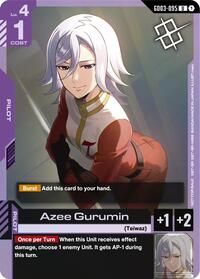 Azee Gurumin (Judge Pack 02) | Gundam Promotional Cards | Uncommon | Holofoil | #GD03-095