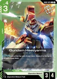Gundam Heavyarms (Judge Pack 02) | Gundam Promotional Cards | Uncommon | Holofoil | #GD02-025