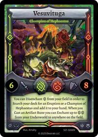 Vesuvituga - Champion of Hephaestus | Divine Champions: Sunstrike Starter Decks | R | Holo | #SST-SD009