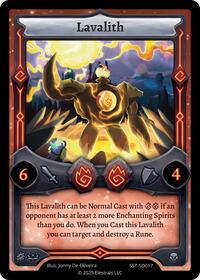 Lavalith | Divine Champions: Sunstrike Starter Decks | R | Normal | #SST-SD017