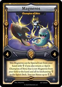 Magneros - Champion of Hera | Divine Champions: Sunstrike Starter Decks | C | Normal | #SST-SD025