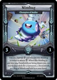 Nimbug - Champion of Aeolus | Divine Champions: Sunstrike Starter Decks | C | Normal | #SST-SD035