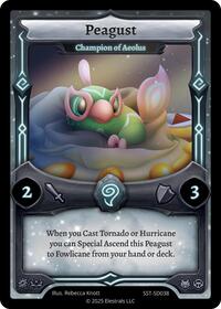 Peagust - Champion of Aeolus | Divine Champions: Sunstrike Starter Decks | C | Normal | #SST-SD038