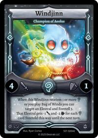 Windjinn - Champion of Aeolus | Divine Champions: Sunstrike Starter Decks | C | Normal | #SST-SD042