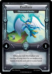 Exaltair - Champion of Aeolus | Divine Champions: Sunstrike Starter Decks | R | Normal | #SST-SD044