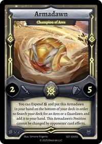 Armadawn - Champion of Ares | Divine Champions: Sunstrike Starter Decks | C | Normal | #SST-SD055