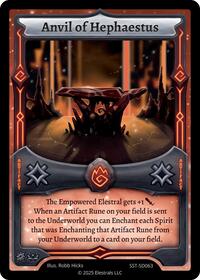 Anvil of Hephaestus | Divine Champions: Sunstrike Starter Decks | UC | Normal | #SST-SD063