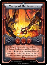 Tongs of Hephaestus | Divine Champions: Sunstrike Starter Decks | R | Normal | #SST-SD065