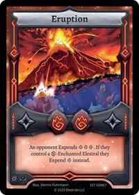 Eruption | Divine Champions: Sunstrike Starter Decks | UC | Normal | #SST-SD067