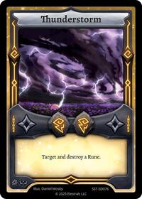 Thunderstorm | Divine Champions: Sunstrike Starter Decks | UC | Normal | #SST-SD076