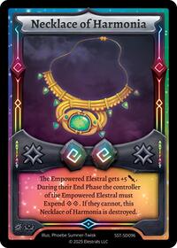 Necklace of Harmonia | Divine Champions: Sunstrike Starter Decks | UC | Normal | #SST-SD096