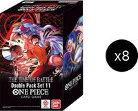 One Piece Card Game: Double Pack Set Vol. 11 Display