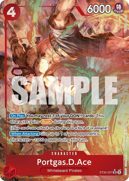 Portgas.D.Ace (007) (Parallel) ST30-007 SR Foil