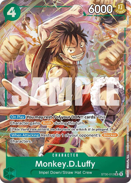 Monkey.D.Luffy (Parallel) ST30-012 SR Foil