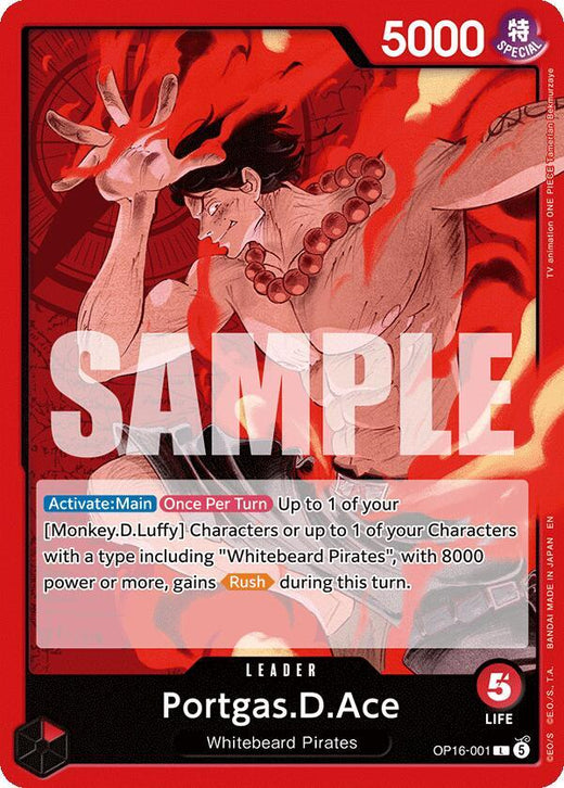 Portgas.D.Ace (001) OP16-001 L