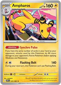 Ampharos - 029/086 | ME04: Chaos Rising | Rare | Holofoil | #029/086