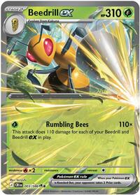 Beedrill ex - 003/086 | ME04: Chaos Rising | Double Rare | Holofoil | #003/086