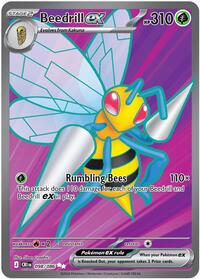 Beedrill ex - 098/086 | ME04: Chaos Rising | Ultra Rare | Holofoil | #098/086