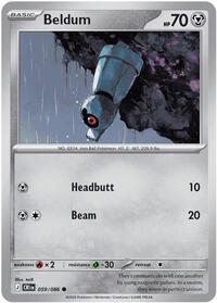 Beldum | ME04: Chaos Rising | Common | Normal | #059/086