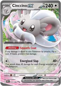 Cinccino ex - 073/086 | ME04: Chaos Rising | Double Rare | Holofoil | #073/086