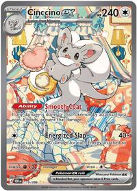 Cinccino ex - 119/086 | ME04: Chaos Rising | Special Illustration Rare | Holofoil | #119/086