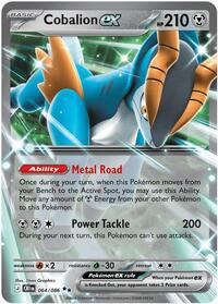 Cobalion ex - 064/086 | ME04: Chaos Rising | Double Rare | Holofoil | #064/086