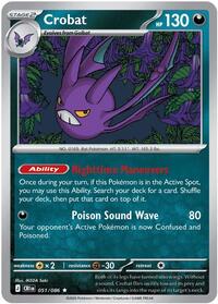 Crobat - 051/086 | ME04: Chaos Rising | Rare | Holofoil | #051/086