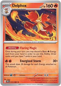 Delphox | ME04: Chaos Rising | Rare | Holofoil | #013/086