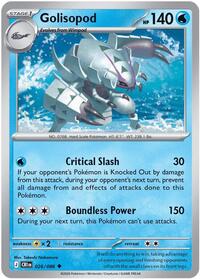 Golisopod | ME04: Chaos Rising | Uncommon | Reverse Holofoil | #026/086