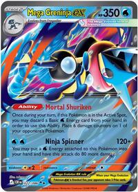 Mega Greninja ex - 022/086 | ME04: Chaos Rising | Double Rare | Holofoil | #022/086