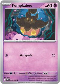 Pumpkaboo | ME04: Chaos Rising | Common | Reverse Holofoil | #040/086