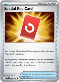 Special Red Card - 082/086 | ME04: Chaos Rising | Uncommon | Normal | #082/086