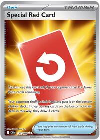 Special Red Card - 113/086 | ME04: Chaos Rising | Ultra Rare | Holofoil | #113/086