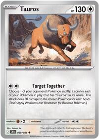 Tauros - 069/086 | ME04: Chaos Rising | Uncommon | Normal | #069/086