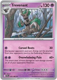 Trevenant | ME04: Chaos Rising | Rare | Holofoil | #039/086