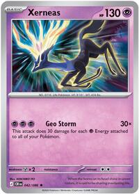 Xerneas - 042/086 | ME04: Chaos Rising | Rare | Holofoil | #042/086