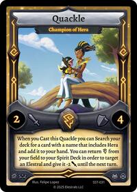 Quackle - Champion of Hera | Divine Champions: Sunstrike | C | Normal | #SST-031