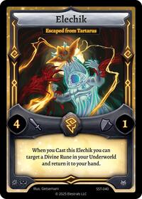 Elechik - Escaped from Tartarus | Divine Champions: Sunstrike | C | Reverse Holo | #SST-040