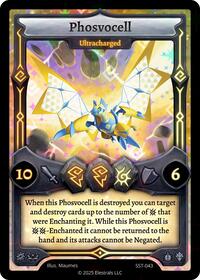 Phosvocell - Ultracharged | Divine Champions: Sunstrike | R | Holo | #SST-043