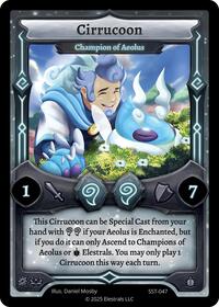 Cirrucoon - Champion of Aeolus | Divine Champions: Sunstrike | UC | Reverse Holo | #SST-047