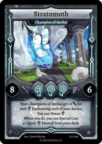 Stratomoth - Champion of Aeolus | Divine Champions: Sunstrike | R | Normal | #SST-048