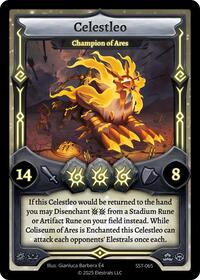 Celestleo - Champion of Ares | Divine Champions: Sunstrike | R | Reverse Holo | #SST-065