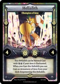 Helialith - Champion of Ares | Divine Champions: Sunstrike | R | Holo | #SST-066