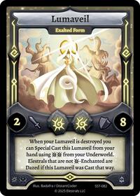 Lumaveil - Exalted Form | Divine Champions: Sunstrike | R | Reverse Holo | #SST-082