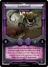 Lumaveil - Wicked Form | Divine Champions: Sunstrike | R | Normal | #SST-083