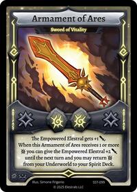 Armament of Ares - Sword of Vitality | Divine Champions: Sunstrike | UC | Normal | #SST-099