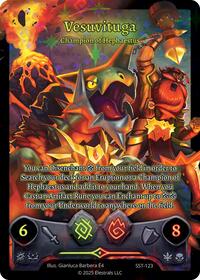 Vesuvituga - Champion of Hephaestus | Divine Champions: Sunstrike | R | Holo | #SST-123
