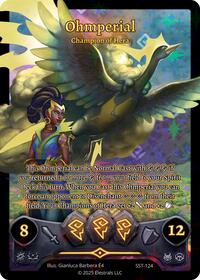 Ohmperial - Champion of Hera | Divine Champions: Sunstrike | R | Holo | #SST-124