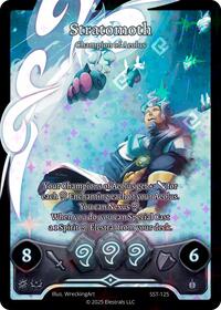 Stratomoth - Champion of Aeolus | Divine Champions: Sunstrike | R | Holo | #SST-125